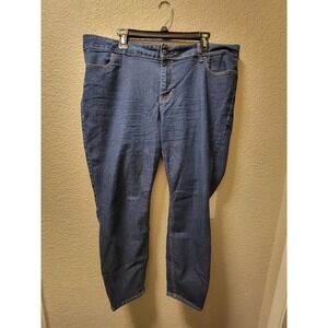 Old Navy Super Skinny Dark Wash Jeans Size 20 Plus Short